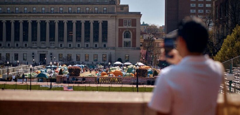 Para Mahasiswa Columbia Diskors Imbas Tolak Akhiri Aksi Pro-Gaza